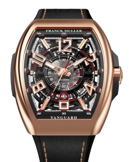 Franck Muller Vanguard Racing Skeleton Replica Watch V 45 SC DT SQT RCG (NR) 5N